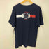 トミージーンズ tommy jeans 90-00S HILFIGER DENIM アウトライン エンブレム ロゴ プリント S/S Tシャツ メンズ import:M