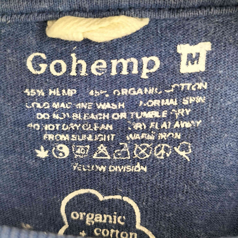 ゴーヘンプ GOHEMP 無地 リネンロングカットソー メンズ JPN:M