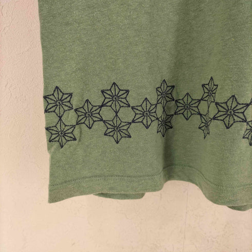 ゴーヘンプ GOHEMP ステッチデザインリネンTEE メンズ JPN:M