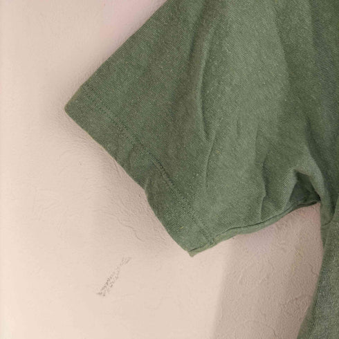 ゴーヘンプ GOHEMP ステッチデザインリネンTEE メンズ JPN:M