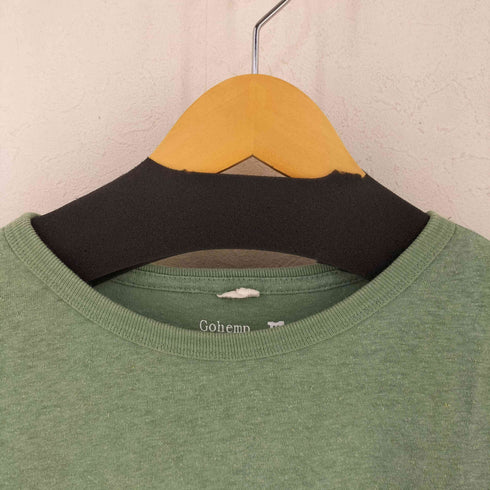 ゴーヘンプ GOHEMP ステッチデザインリネンTEE メンズ JPN:M
