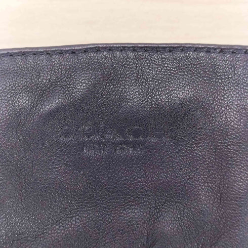 コーチ COACH ラムレザー カシミヤ混 レザーグローブ スマホ対応 メンズ L