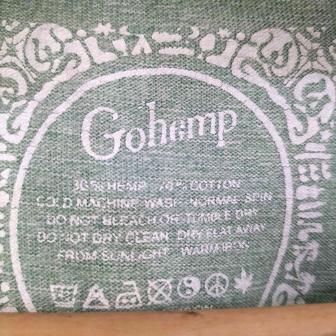 ゴーヘンプ GOHEMP 無地リネンTEE メンズ JPN:M