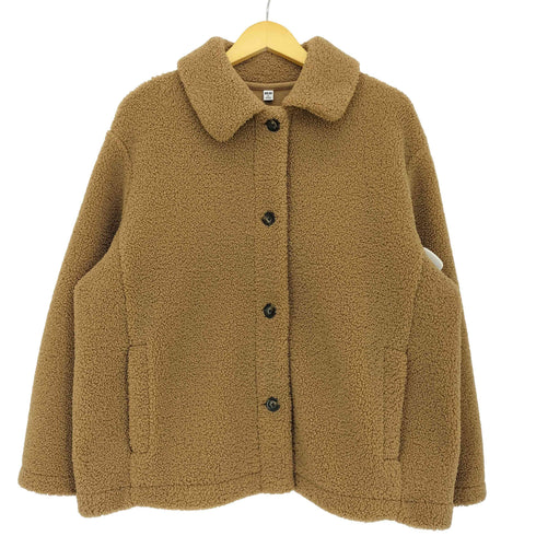 ユニクロ UNIQLO ボアフリースステンカラーショートコート レディース JPN:XL