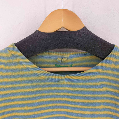 ゴーヘンプ GOHEMP リネンボーダーTEE メンズ JPN:M