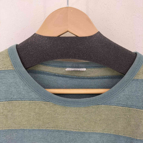 ゴーヘンプ GOHEMP ボーダーパッチワークリネンTEE メンズ JPN:L