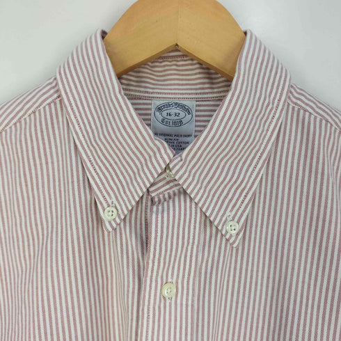 ブルックスブラザーズ BROOKS BROTHERS ポケット付き ボタンダウン ストライプシャツ メンズ 16-32