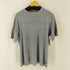 AHOPE HEMP アース柄 リネン混Tシャツ メンズ import:L