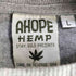 AHOPE HEMP アース柄 リネン混Tシャツ メンズ import:L