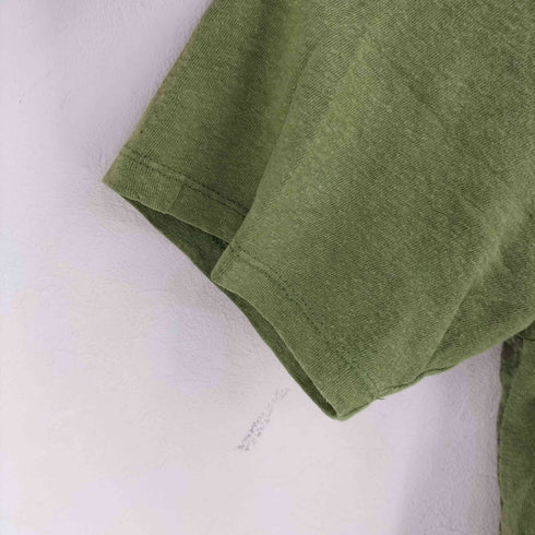 ゴーヘンプ GOHEMP フォレスト柄 プリントリネンTEE フロントポケット メンズ JPN:M