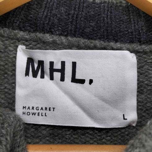 エムエイチエル MHL. クルーネック ウールニット メンズ L