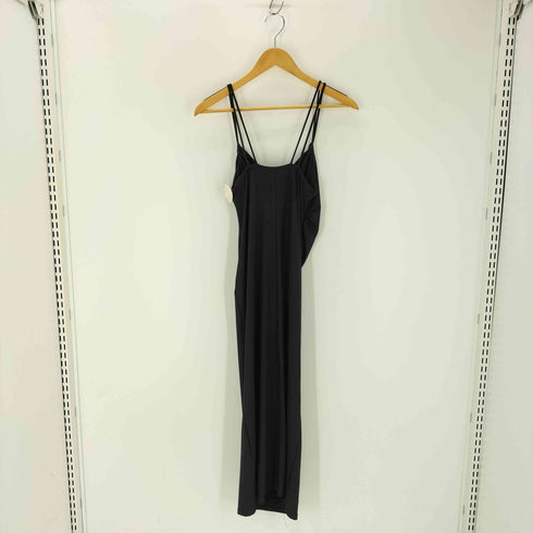 ザラ ZARA ダブルストラップロングドレープワンピース レディース S