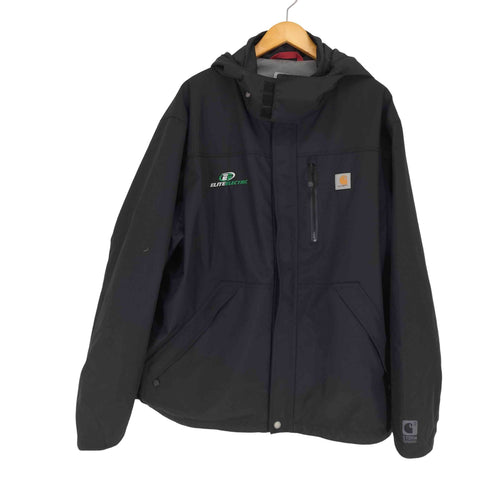 カーハート Carhartt Storm Defender 企業ロゴ刺繍 ナイロン ジップアップジャケット メンズ JPN:XL