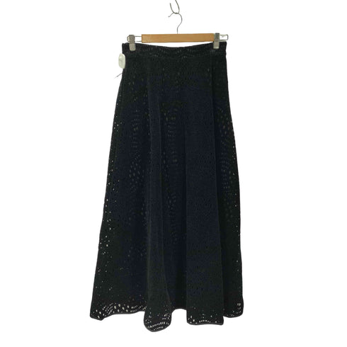 フレンチパヴェ FRENCH PAVE 優美なパンチングカットロングスカート レディース 2L3L