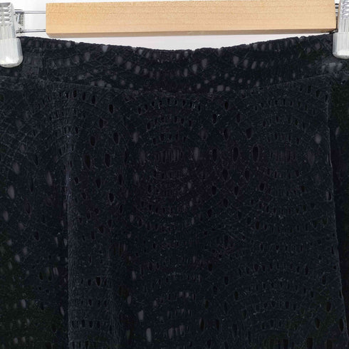 フレンチパヴェ FRENCH PAVE 優美なパンチングカットロングスカート レディース 2L3L