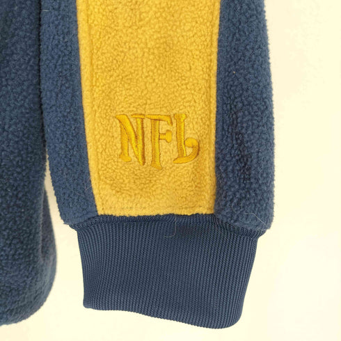 エヌエフエル NFL フロント刺繍デザインフリースプルオーバーパーカー メンズ JPN:XL