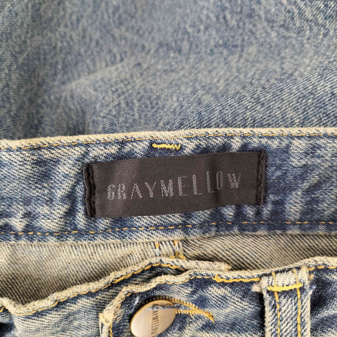 GRAYMELLOW カーブ バナナ バギー ワイドデニムパンツ レディース M