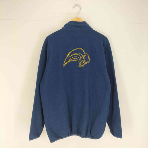 マジェスティック MAJESTIC 両面ロゴ刺繍フリースハーフジッププルオーバー メンズ JPN:L