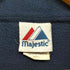 マジェスティック MAJESTIC 両面ロゴ刺繍フリースハーフジッププルオーバー メンズ JPN:L