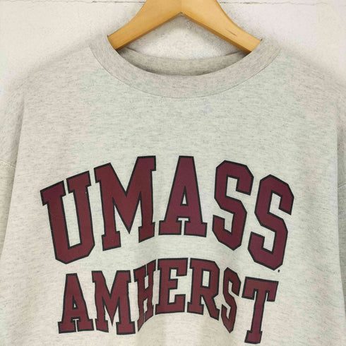 チャンピオン Champion UMASS AMHERST 2段プリント クルーネックトレーナー メンズ JPN:L