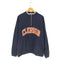 チャンピオン Champion カレッジロゴ刺繍ハーフジッププルオーバー メンズ JPN:XL