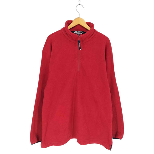 ノーティカコンプレッション NAUTICA COMPETITION USA製 ハーフジップ フリース ジャケット メンズ JPN:XL