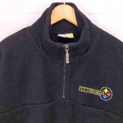 PITTSBURGH ロゴ刺繍ハーフジッププルオーバー メンズ JPN:M