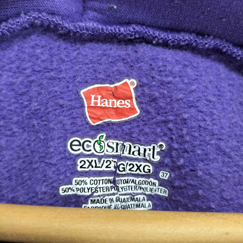 ヘインズ Hanes フロントプリントプルオーバーパーカー メンズ JPN:XXL
