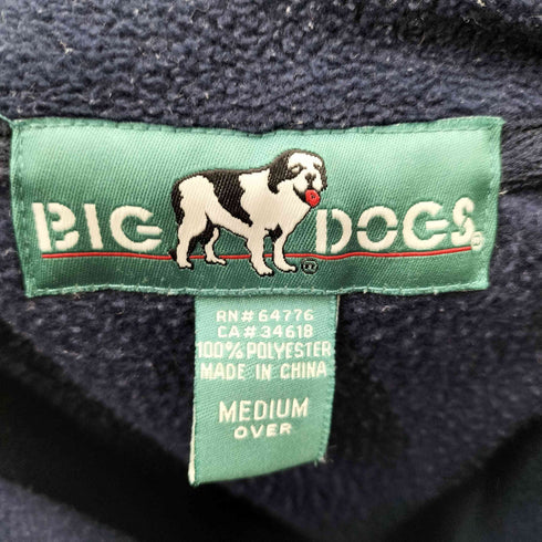 ビッグドックス BIG DOGS 90S ロゴ刺繍 フリースプルオーバー メンズ JPN:M