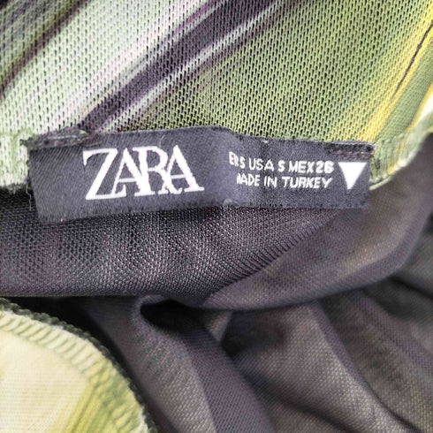 ザラ ZARA マーブル模様 タイトスカート レディース S
