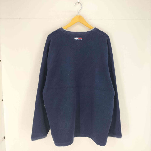 トミージーンズ tommy jeans ロゴ刺繍フリースプルオーバー メンズ JPN:XL