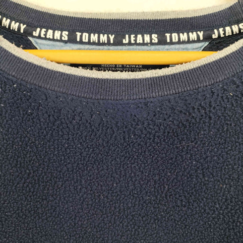 トミージーンズ tommy jeans ロゴ刺繍フリースプルオーバー メンズ JPN:XL