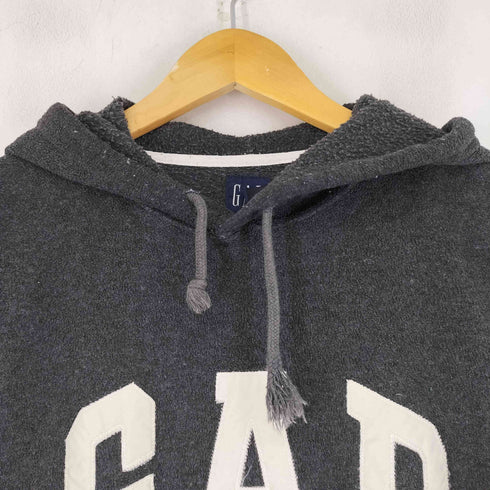ギャップ Gap 00S ロゴアップリケ フリースパーカー メンズ JPN:M