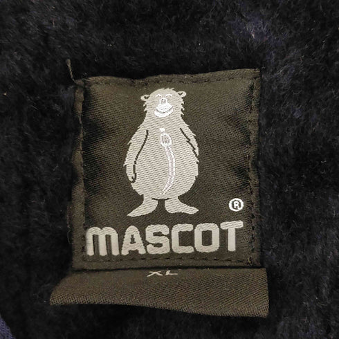マスコット mascot 企業刺繍 インナーファーナイロンジャケット メンズ import:XL