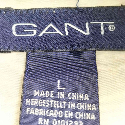 ガント GANT ロゴ刺繍 コットン スイングトップ ジップアップジャケット メンズ import:L