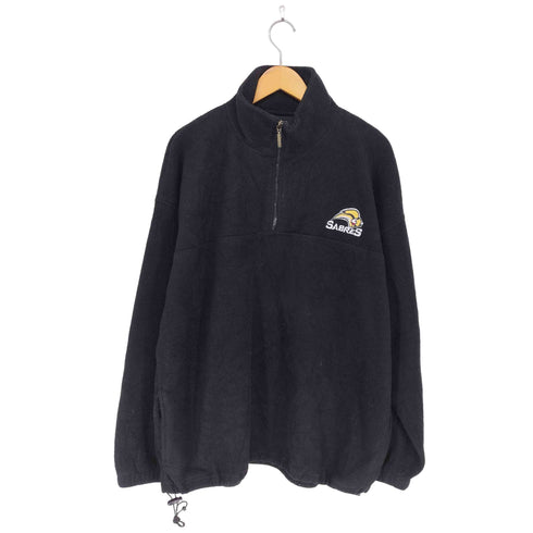 OUTERWEAR ロゴ刺繍フリースハーフジッププルオーバー メンズ JPN:XL