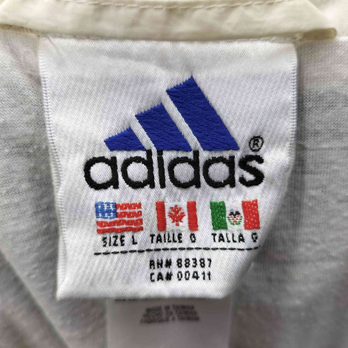 アディダス adidas 90S パフォーマンスロゴ マルチカラー ナイロンジャケット メンズ US L