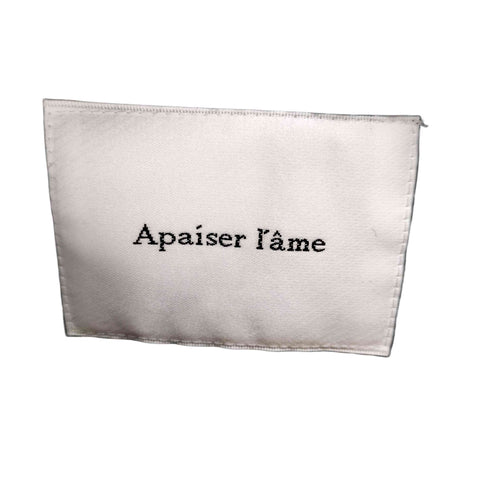 APAISER LAME アクリル混 ノーカラーウールチェックコート レディース EUR:38