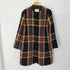 APAISER LAME アクリル混 ノーカラーウールチェックコート レディース EUR:38