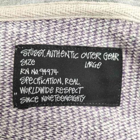 ステューシー Stussy ストライプジップパーカー メンズ import:L