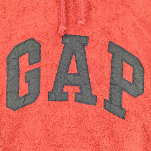 ギャップ Gap 00S ロゴアップリケ フリースパーカー メンズ JPN:M