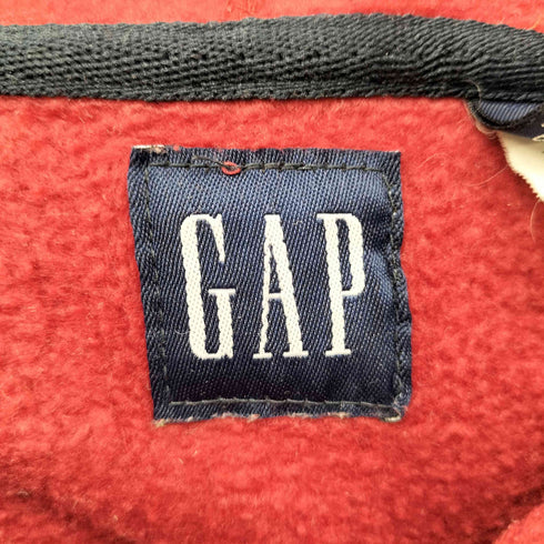 ギャップ Gap 00S ロゴアップリケ フリースパーカー メンズ JPN:M