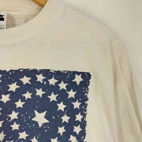 タルテックス TULTEX USA製 国旗プリント クルーネック Tシャツ メンズ import:M