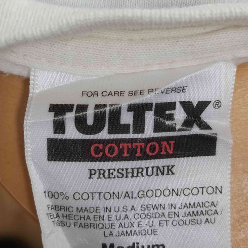 タルテックス TULTEX USA製 国旗プリント クルーネック Tシャツ メンズ import:M