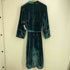 ザラ ZARA trf_outerwear 総柄 ベルテッド ベルベットガウンワンピース レディース xs-s