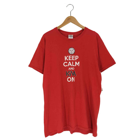 ギルダン GILDAN バレーボール プリント クルーネック Tシャツ メンズ import:L