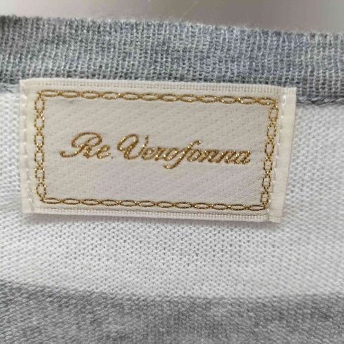 ヴェロフォンナ Re Verofonna ボーダー ビジューカーディガン レディース JPN:38