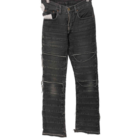 ヒステリックグラマー HYSTERIC GLAMOUR KINKY JEANS ツギハギ ウミヘビ デニムパンツ レディース FREE