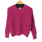 トミーヒルフィガー TOMMY HILFIGER ORG COTTON BUTTON C-NK SWEATER レディース import:XS