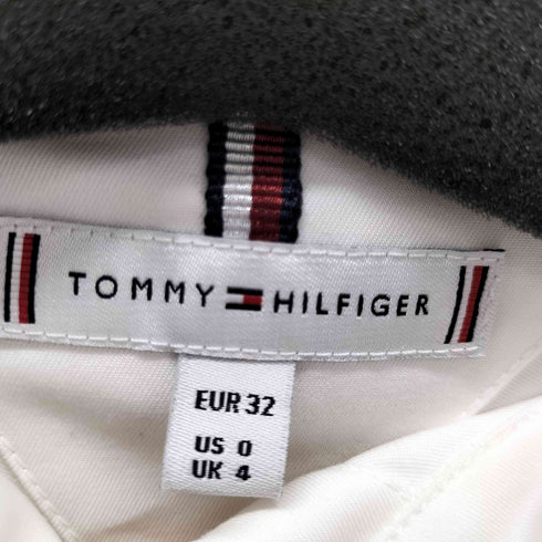 トミーヒルフィガー TOMMY HILFIGER フラワー刺繍 シャツワンピース レディース US:0-2